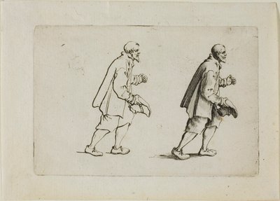 Der grußende Bauer, aus Die Caprices von Jacques Callot