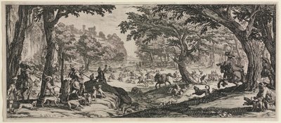 Die große Jagd, 1619 von Jacques Callot