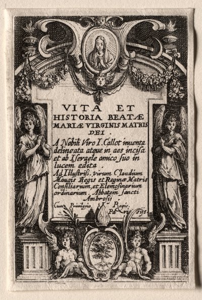 Das Leben der Jungfrau von Jacques Callot