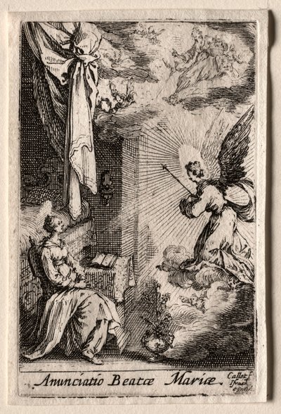 Das Leben der Jungfrau: Die Verkündigung von Jacques Callot