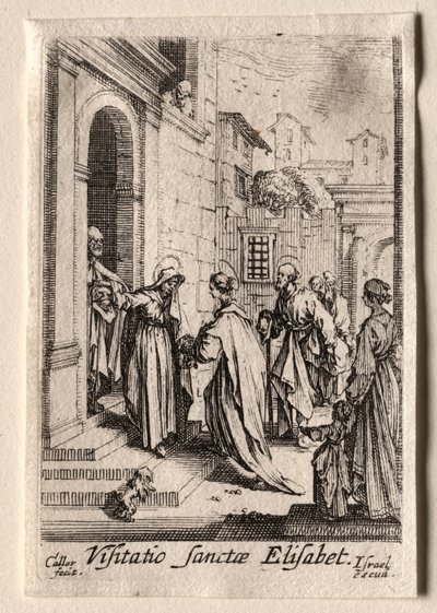 Das Leben der Jungfrau: Die Heimsuchung von Jacques Callot