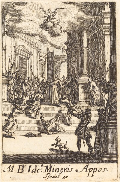Das Martyrium des Heiligen Jakobus des Jüngeren von Jacques Callot
