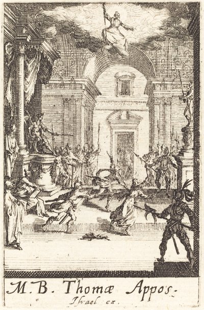 Das Martyrium des Heiligen Thomas von Jacques Callot