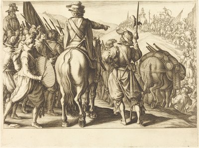 Die Truppen auf dem Marsch von Jacques Callot