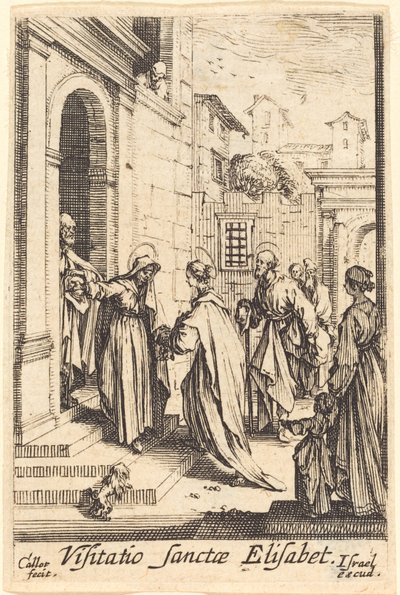 Die Heimsuchung, um oder nach 1630 von Jacques Callot