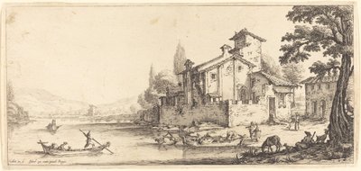 Der Spaziergang am Wasser von Jacques Callot