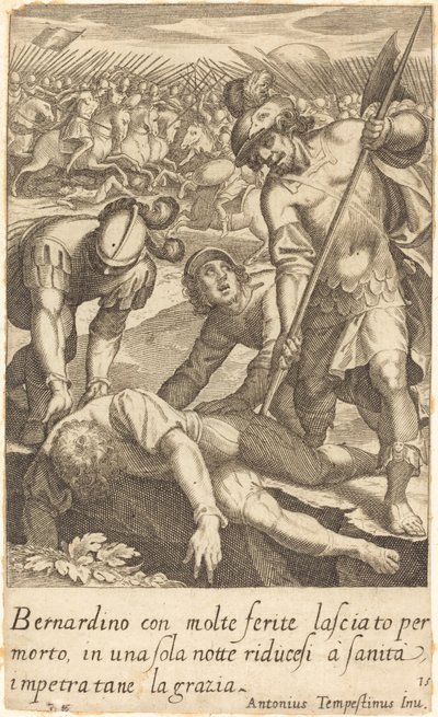 Bernardino von Jacques Callot after Antonio Tempesta
