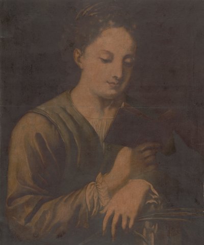 Die heilige Katharina beim Lesen von Jacques Christophe Le Blon