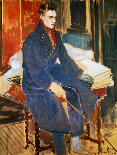 Porträt von Raymond Radiguet von Jacques Emile Blanche