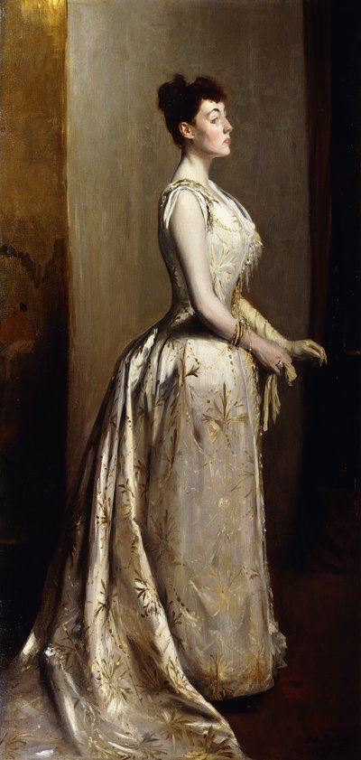 Porträt einer Dame, 1889 von Jacques Emile Blanche