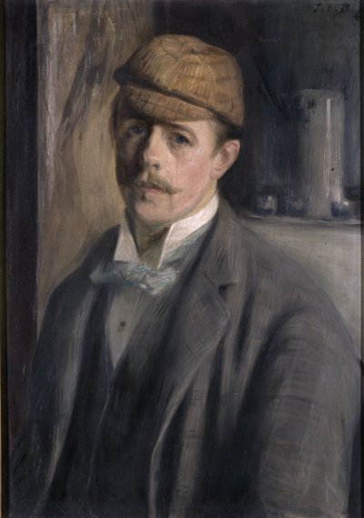 Selbstporträt, ca. 1890 von Jacques Emile Blanche