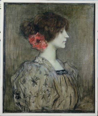 Colette (1873-1954), ca. 1896 von Jacques Fernand Humbert
