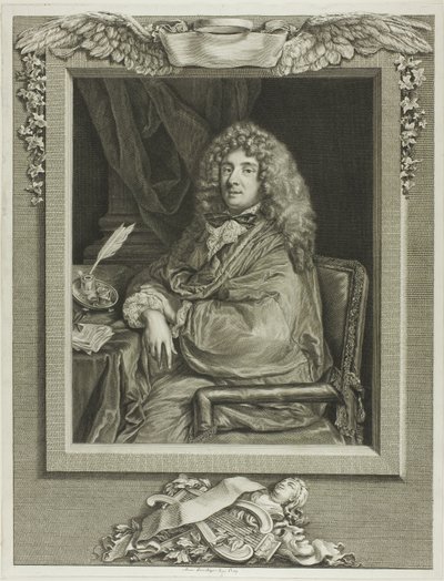 Molière von Jacques Firmin Beauvarlet