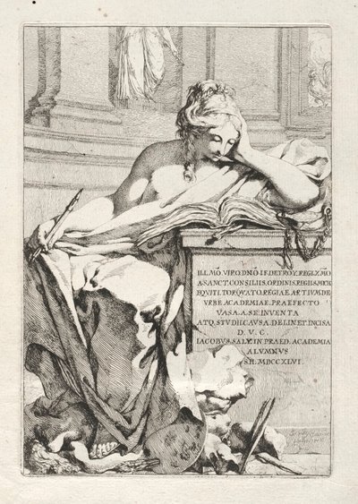 Vasensuite: Titelseite von Jacques François Saly