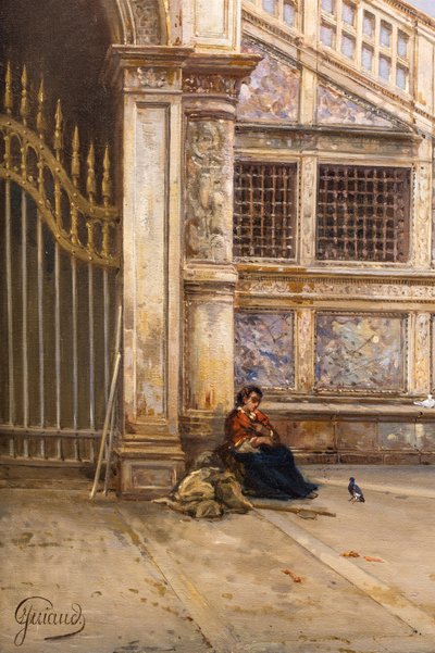 Die Riesentreppe in Venedig von Jacques Guiaud