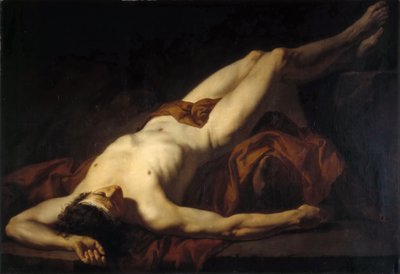 Männlicher Akt Hector von Jacques Louis David