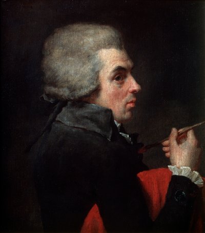 Selbstporträt, ca. 1789 von Jacques Louis David