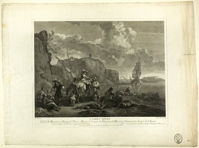 Nach dem Abendessen von Jacques Philippe Le Bas