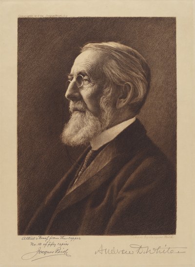 Andrew D. White von Jacques Reich