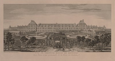 Das königliche Krankenhaus von Bicestre von Jacques Rigaud