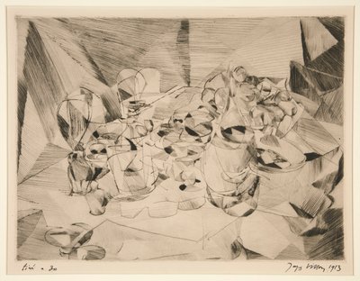 Der gedeckte Tisch von Jacques Villon