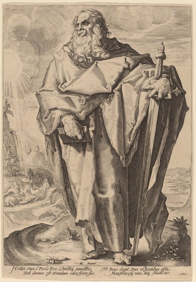 Sankt Paulus von Jacques de Gheyn II, after Hendrik Goltzius