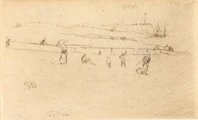 Eine Skizze in Dieppe von James Abbott McNeill Whistler