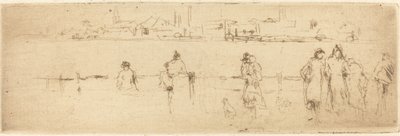 Eine Skizze am Ufer von James Abbott McNeill Whistler
