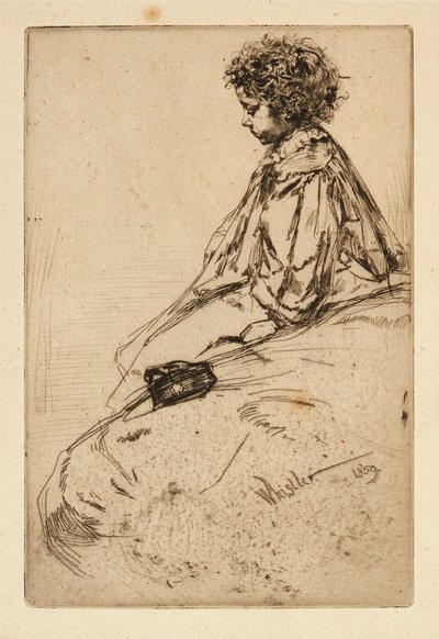 Bibi Lalouette (Radierung) von James Abbott McNeill Whistler