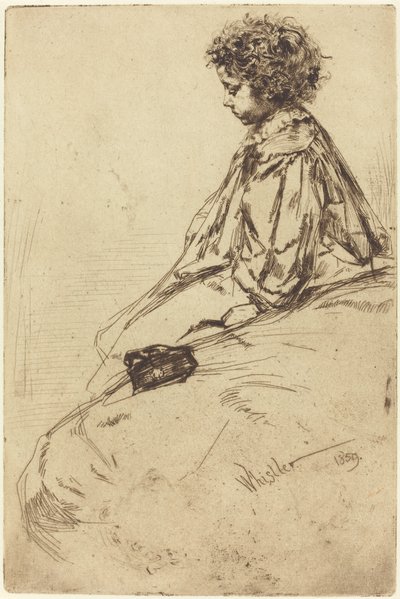 Bibi Lalouette, 1859 von James Abbott McNeill Whistler