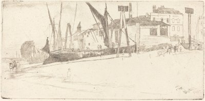 Chelsea Wharf von James Abbott McNeill Whistler
