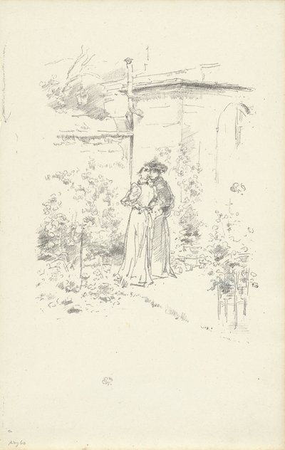 Vertrauen im Garten von James Abbott McNeill Whistler