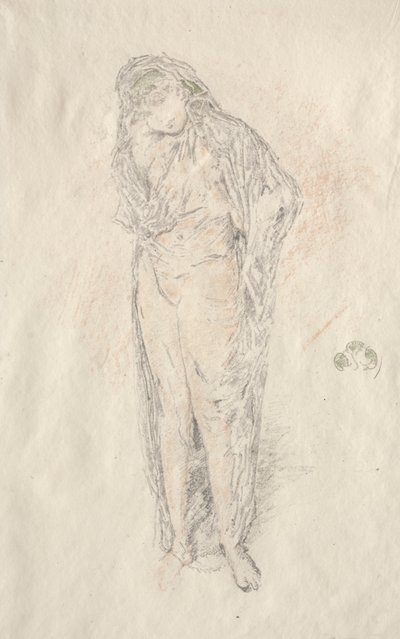 Drapierte stehende Figur von James Abbott McNeill Whistler