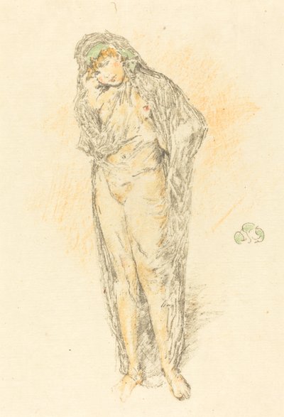 Gekleidete Figur, stehend von James Abbott McNeill Whistler