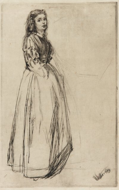 Fumette, stehend, 1859 von James Abbott McNeill Whistler