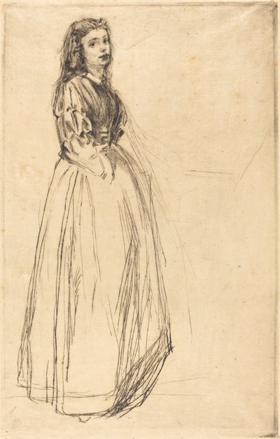 Fumette, stehend, 1859 von James Abbott McNeill Whistler