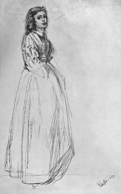 Fumette, stehend 1859 von James Abbott McNeill Whistler