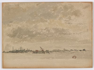 Grau und Silber–Purfleet, 1881-1883 von James Abbott McNeill Whistler