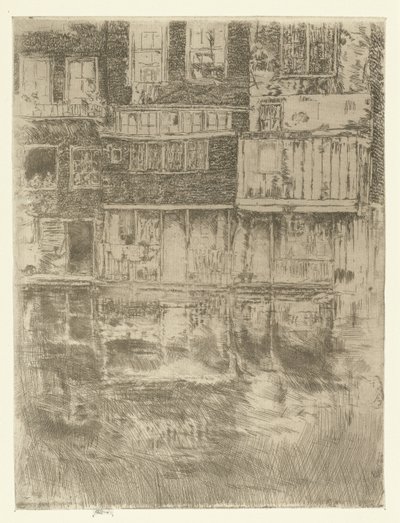 Häuser in Amsterdam von James Abbott McNeill Whistler