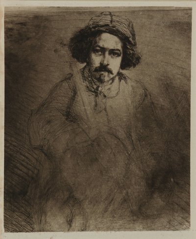 J. Becquet, Bildhauer, 1859 von James Abbott McNeill Whistler