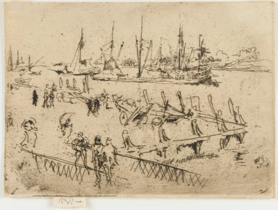 Kleines Dordrecht von James Abbott McNeill Whistler