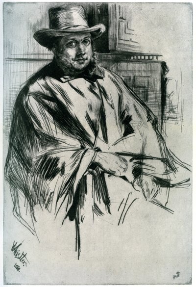 Herr Mann, 1860-1904 von James Abbott McNeill Whistler