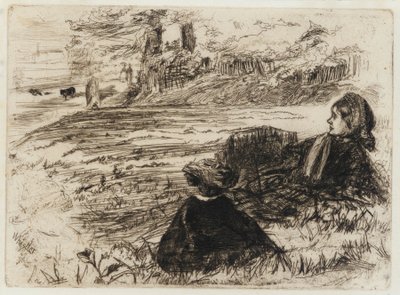 Kindermädchen und Kind, 1859 von James Abbott McNeill Whistler