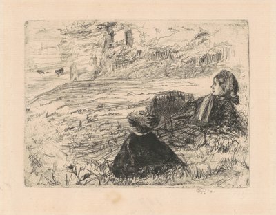 Kindermädchen und Kind, 1859 von James Abbott McNeill Whistler