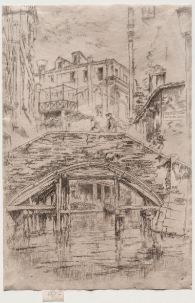 Ponte del Piovan von James Abbott McNeill Whistler