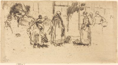 Geflügelmarkt, Loches, 1888 von James Abbott McNeill Whistler