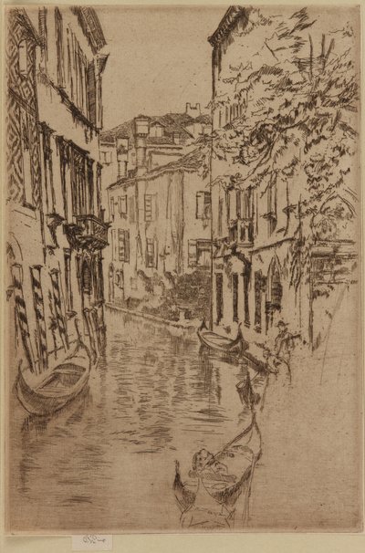 Ruhiger Kanal, 1879-1880 von James Abbott McNeill Whistler