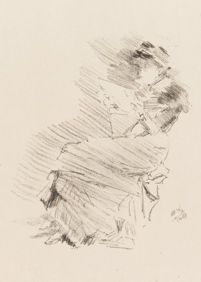 Lesen, 1879 und 1887 von James Abbott McNeill Whistler
