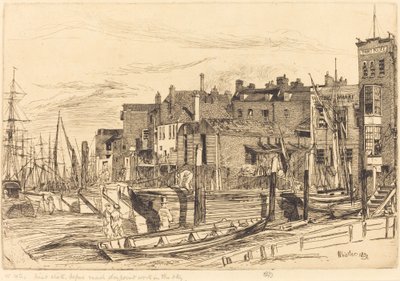 Thames-Polizei, 1859 von James Abbott McNeill Whistler