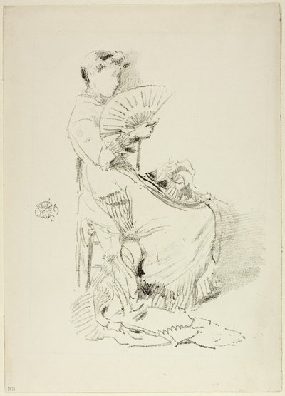 Der Fächer von James Abbott McNeill Whistler